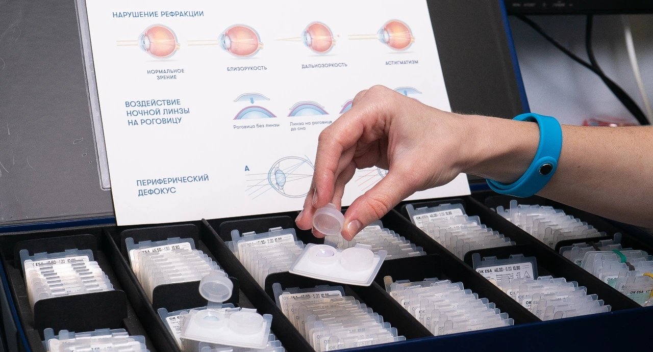подбор ортокератологических линз в клинике Эксимер